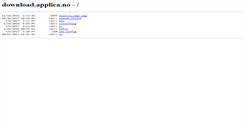 Desktop Screenshot of download.applica.no